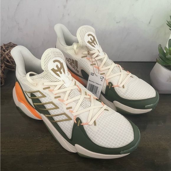 adidas Mahomes 1 Impact FLX Khaki Green - Picture 6 of 9